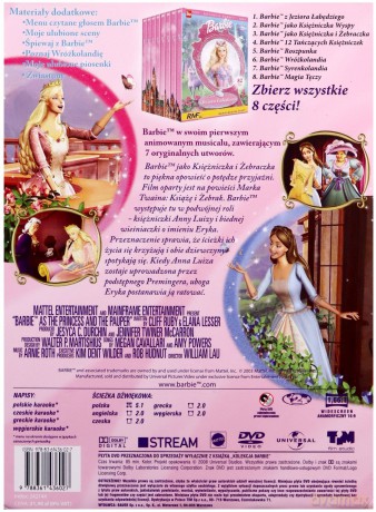 Kolekcja Barbie 03: Barbie jako Księżniczka i Żebraczka (booklet) [DVD]