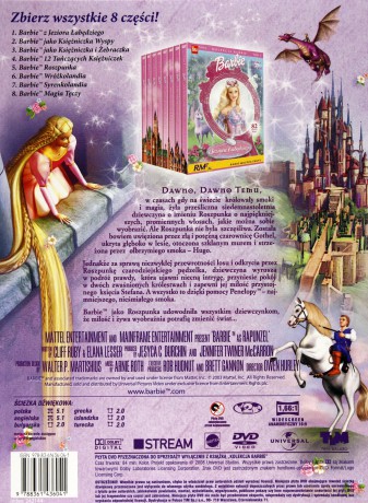 Kolekcja Barbie 05: Barbie jako Roszpunka (booklet) [DVD]