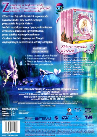 Kolekcja Barbie 07: Barbie Syrenkolandia (Mermaidia) (booklet) [DVD]