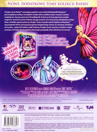 Kolekcja Barbie 12: Barbie Mariposa (booklet) [DVD]