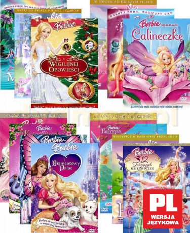 Kolekcja Barbie 1-15 Pakiet [15DVD]