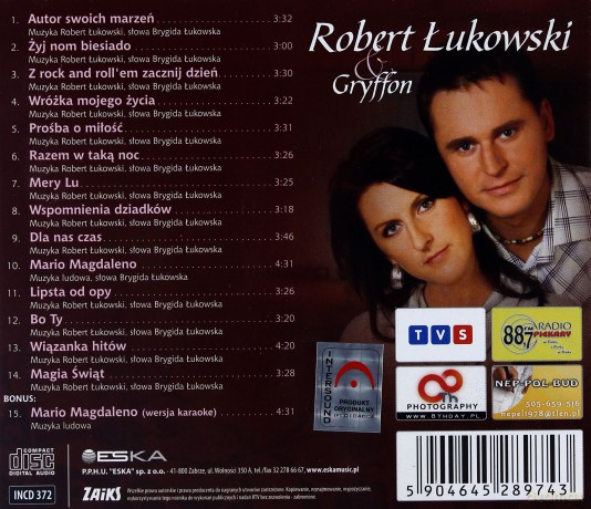 Robert Łukowski and Gryffon: Autor Swoich Marzeń [CD]