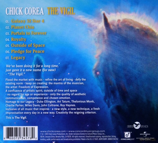 Chick Corea: The Vigil (ecopack) [CD]