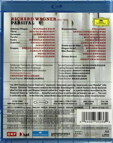 Christian Thielemann: Wagner:Parsifal [Blu-Ray]