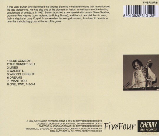 Gary Burton: Gary Burton Quartet In Concert [CD]