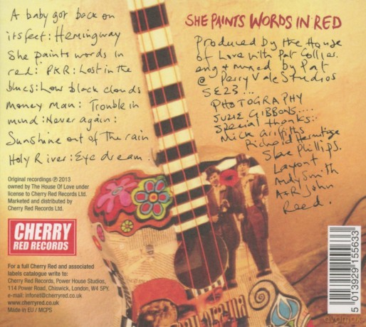 The House Of Love: She Paints Words In Red [CD]