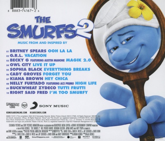 The Smurfs 2 soundtrack (Smerfy 2) [CD]