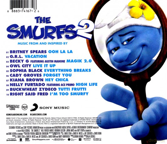 The Smurfs 2 soundtrack (Smerfy 2) [CD]