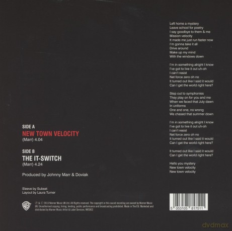 Johnny Marr: New Town Velocity [Winyl]