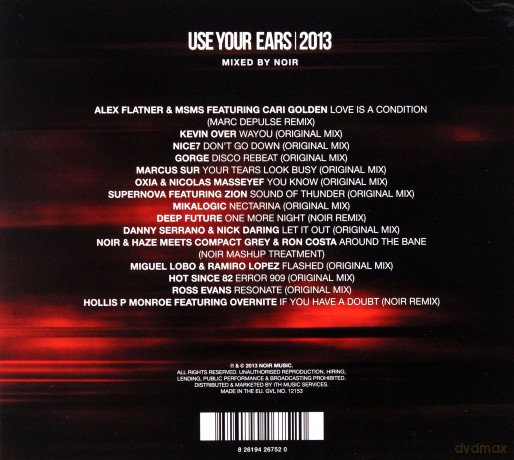 Noir Music Pres.Use Your Ears2 [CD]