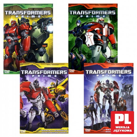 Transformers Prime sezon 1 cz. 1+2+3+4 Pakiet [4DVD]