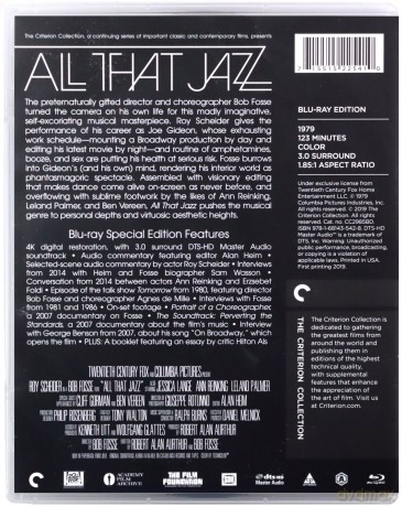 All That Jazz (Cały ten zgiełk) (Criterion Collection) [Blu-Ray]