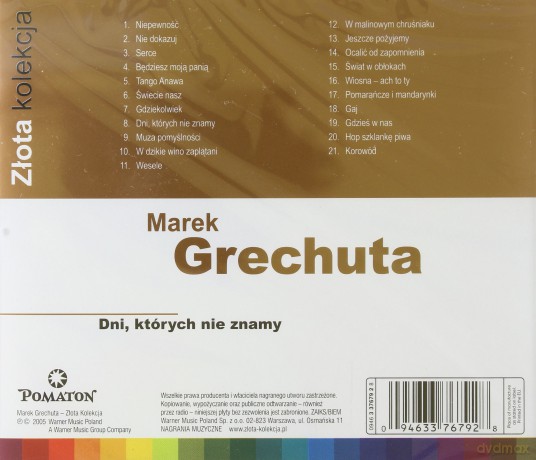 Marek Grechuta: Złota Kolekcja [CD]