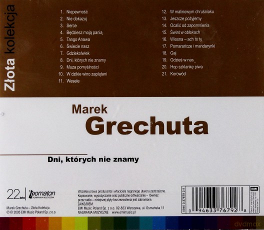 Marek Grechuta: Złota Kolekcja [CD]