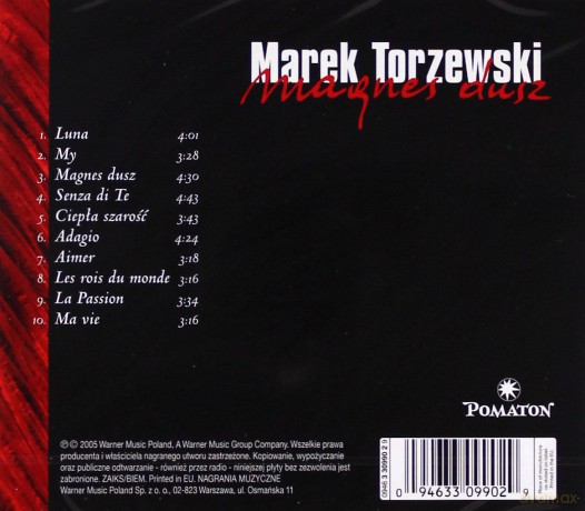 Marek Torzewski: Magnes Dusz [CD]