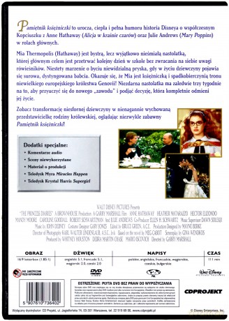 Pamiętnik Księżniczki [DVD]