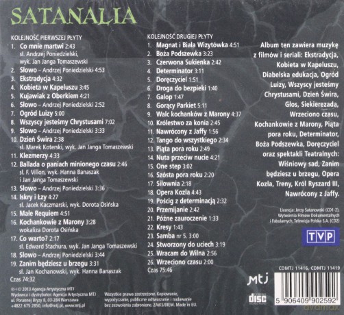Satanalia Jerzy Satanowski (digipack) [2CD]