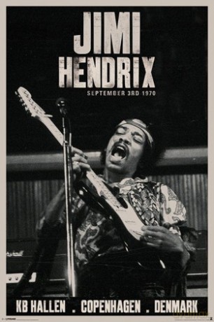 Jimi Hendrix (Copenhagen) [PLAKAT]
