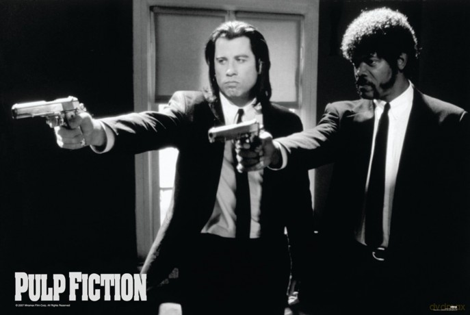 Pulp Fiction (B&W Guns) [PLAKAT]