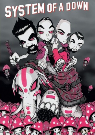 System of a Down (Mushrooms) [PLAKAT]