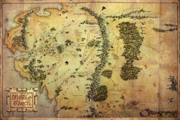 The Hobbit - Journey Map [PLAKAT]