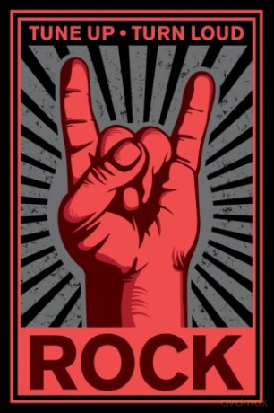 Tune Up Turn Loud - Rock [PLAKAT]