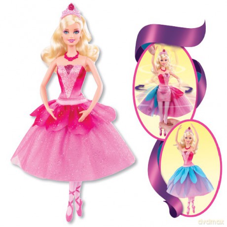 Barbie - Lalka Primabalerina (Magiczne Baletki) X8810 [ZABAWKA]