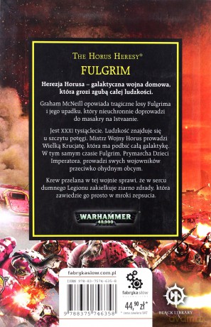 Fulgrim. Herezja Horusa - Warhammer 40000 - Graham McNeill [KSIĄŻKA]