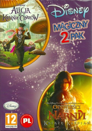 Magiczny 2Pak: Alicja w Krainie Czarów + Opowieści z Narni Książe Kaspian [2xGRA PC]