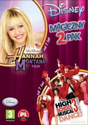 Magiczny 2Pak High School Musical 3: Senior Dance + Hannah Montana Film [GRA PC]+[DVD] 
