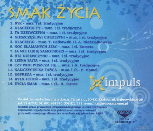 Impuls: Smak życia [CD]