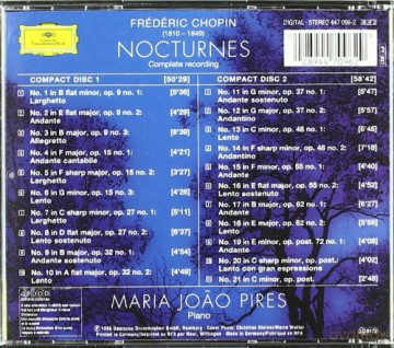 Maria Joao Pires: Chopin:The Nocturnes [2CD]