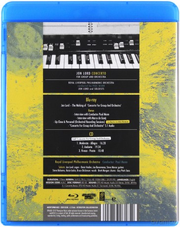 Jon Lord: Concerto For Group And Orchestra [Blu-Ray]+[CD]