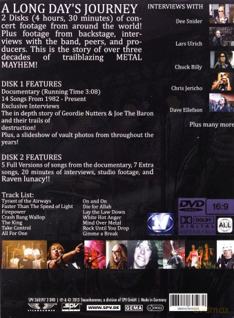 Raven: Rock Until You Drop (digipack) [2DVD]