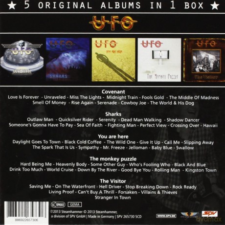 Ufo: 5 Original Albums [5CD]