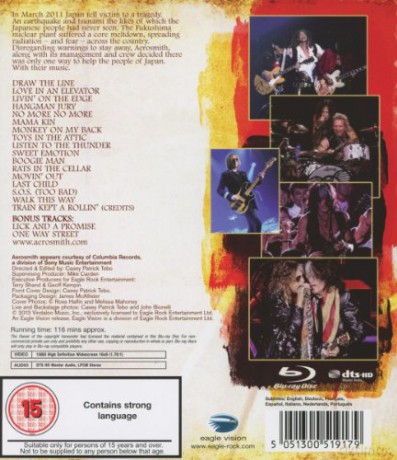 Aerosmith: Rock For The Rising Sun [Blu-Ray]