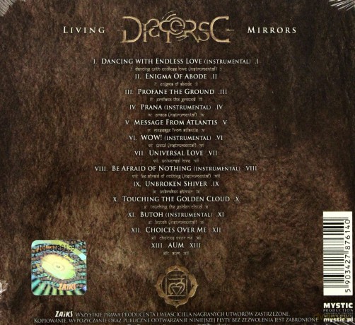 Disperse: Living Mirrors (digipack) [CD]