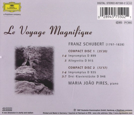 Maria Joao Pires: Schubert Impromptus [2CD]