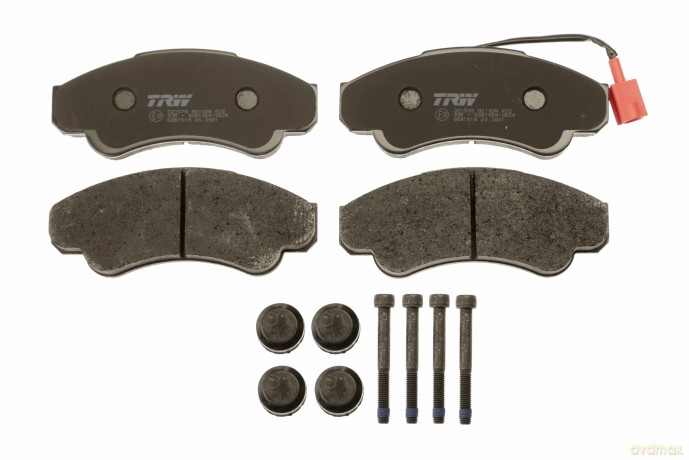 Zestaw klocków hamulcowych, hamulce tarczowe TRW GDB1518 Peugeot Fiat Citroen