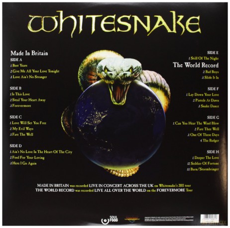 Whitesnake: Made In Britain [4xWINYL]