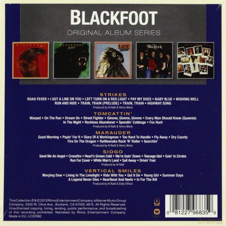 Blackfoot: Original Album Series [5CD]