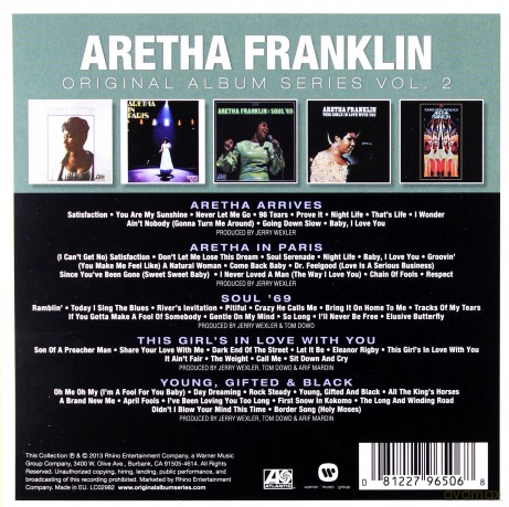Aretha Franklin: Original Album Series Vol.2 [5CD]
