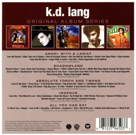 K.D. Lang: Original Album Series [5CD]