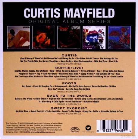 Curtis Mayfield: Original Album Series [5CD]
