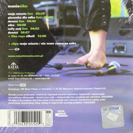 Maria Peszek: Mania Siku (Ep) (ecopack) [CD]