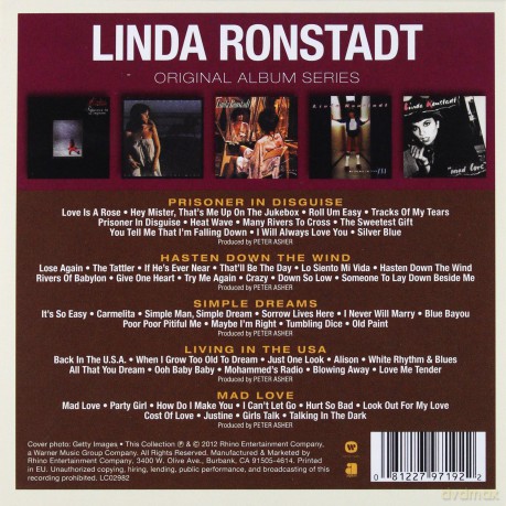 Linda Ronstadt: Original Album Series [5CD]