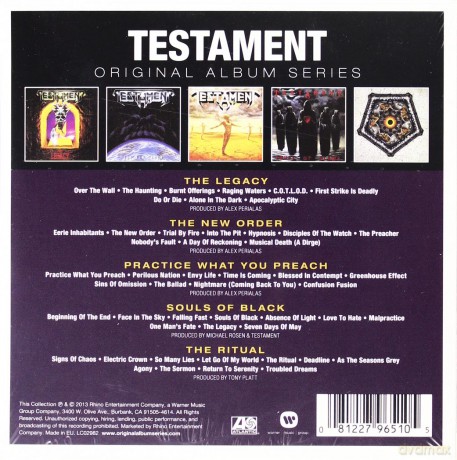 Testament: Original Album Series [5CD]