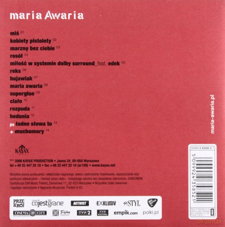 Maria Peszek: Maria Awaria (ecopack) [CD]