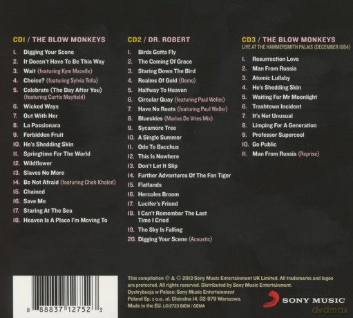 The Blow Monkeys: Halfway to Heaven: The Best of The Blow Monkeys & Dr Robert [3CD]