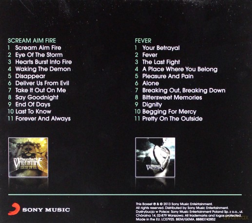 Bullet For My Valentine: Scream Aim Fire/Fever [2CD]